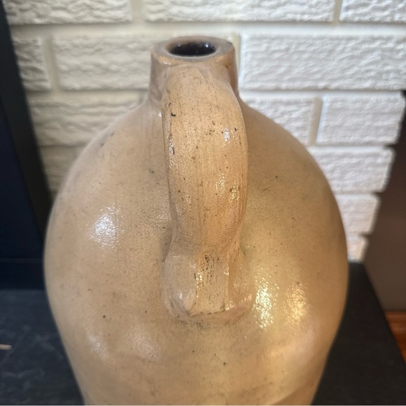 Stoneware Jug- 2 Gal Pegannon & Co WholesaleMontreal Antique 1800's. Cobalt Blue - Picture 6 of 14